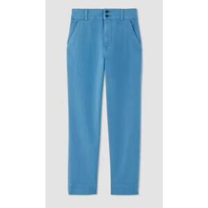 $98 New Everlane Organic Cotton Straight Leg Pant - Blue - size 2
